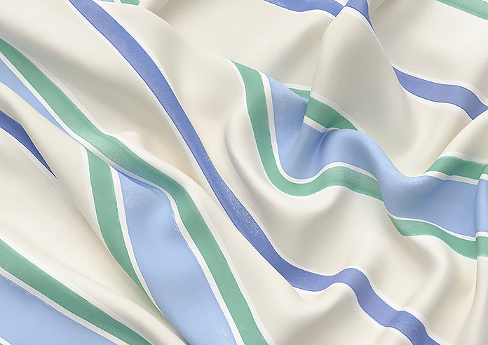 Bluebellgray Seaside Stripe, Atlantic - Roman Blind - Image 4